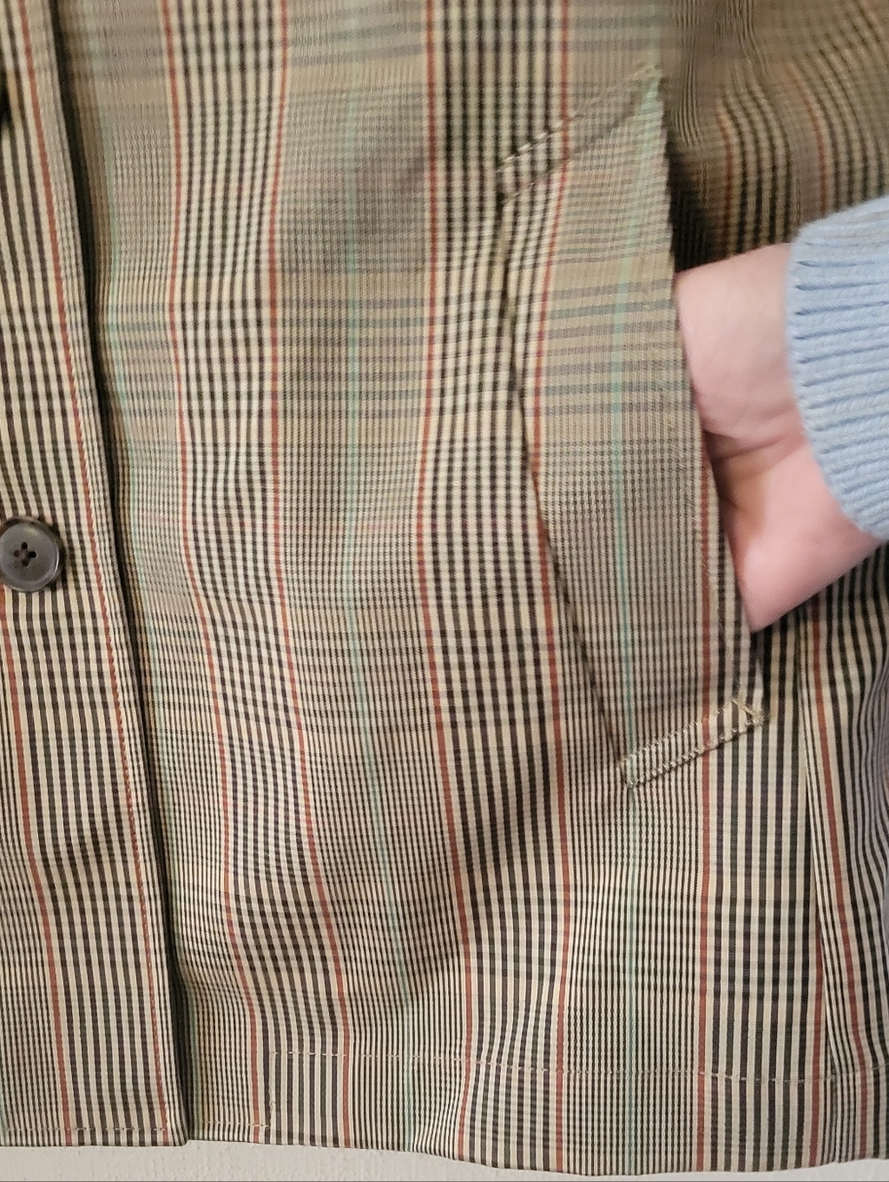 J. Crew Barn Jacket in Plaid Double-faced Cotton - Brown, green, red - Picture 11 of 15